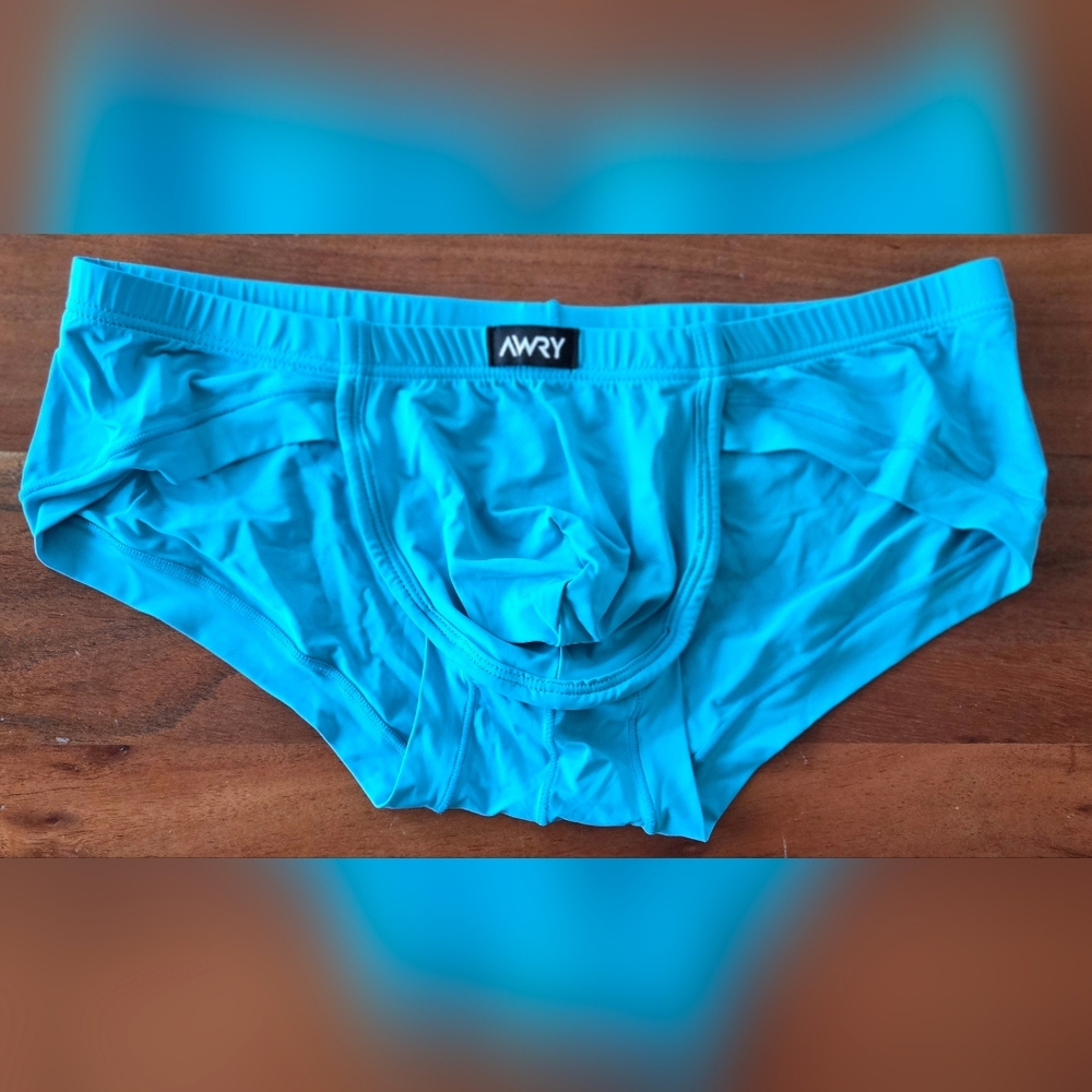 Men's Blue Cheeky Brief